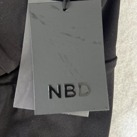 NBD Revolve Patricia Bodysuit Womens Small Black Sweetheart Halter Top Neutral - Picture 6 of 13